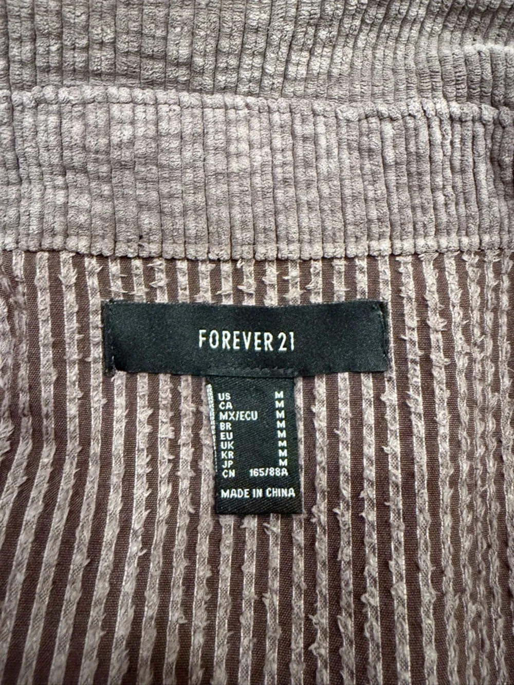 Over-sized Corduroy Jacket - Picture 4 of 4